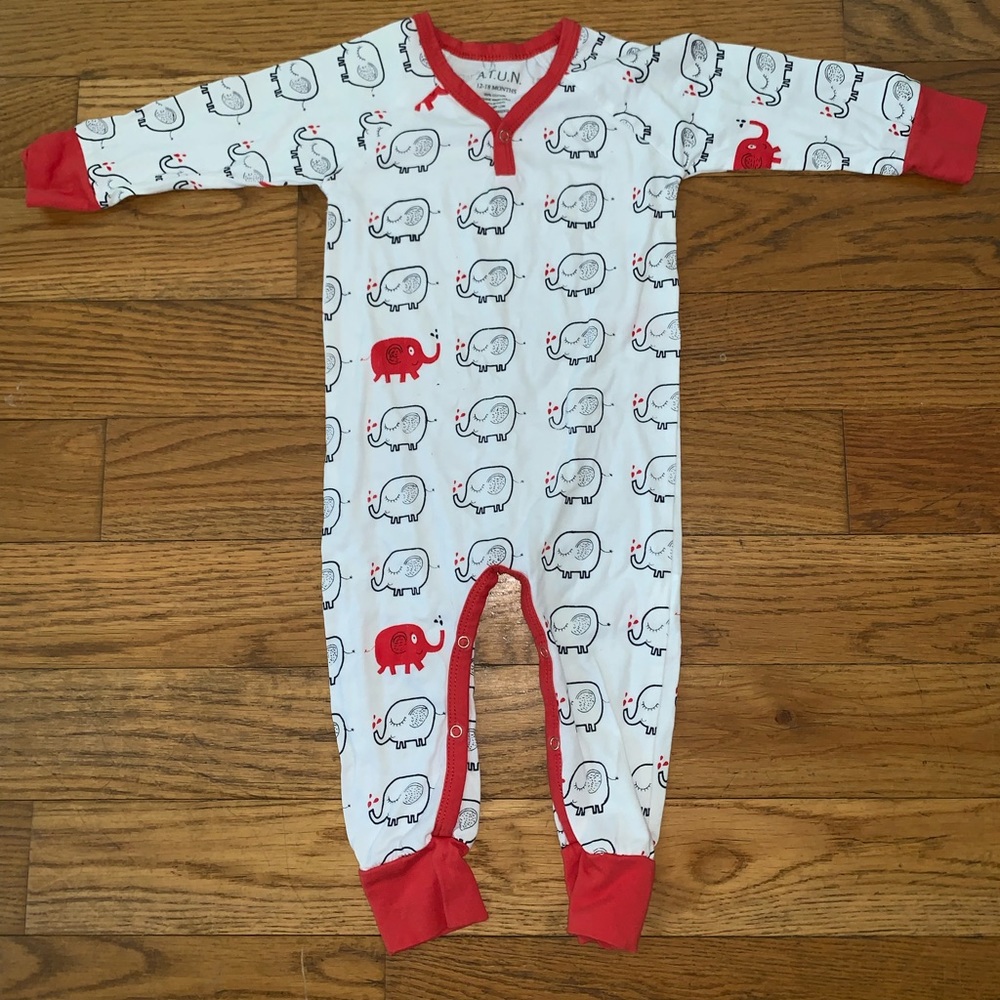 🐘 Red Elephant Romper 🐘 Alabama